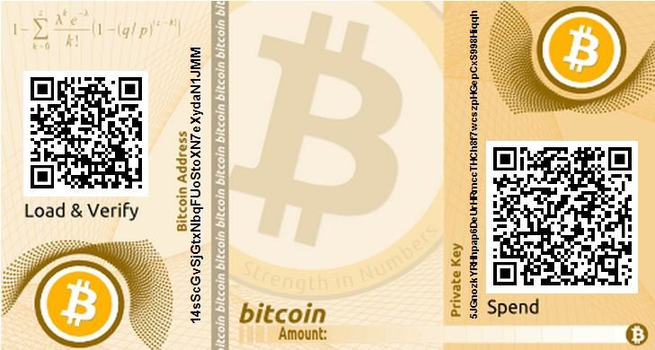 bitcoin paper wallet example