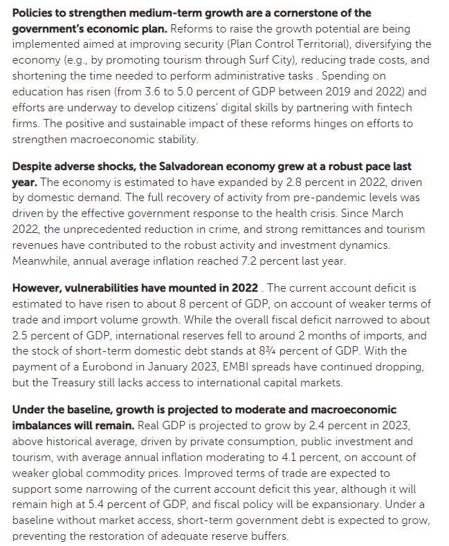 El Salvador citizenship bitcoin IMF