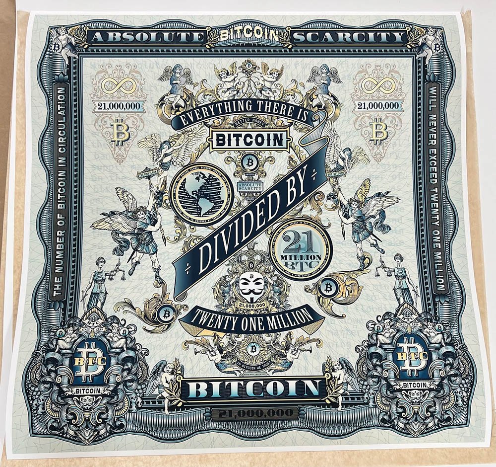 Lucho Poletti Bitcoin art