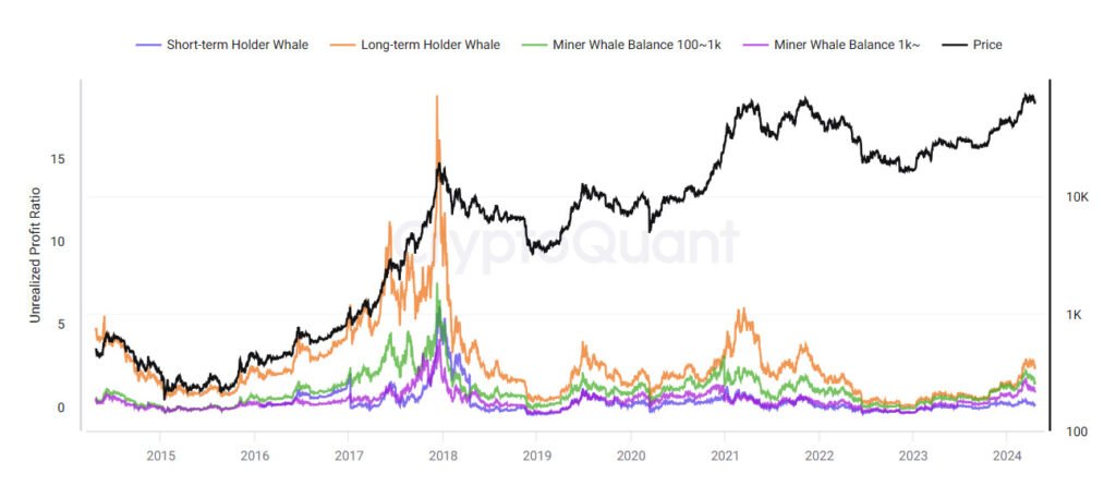 bitcoin unrealized profit ratio - bitcoin whales