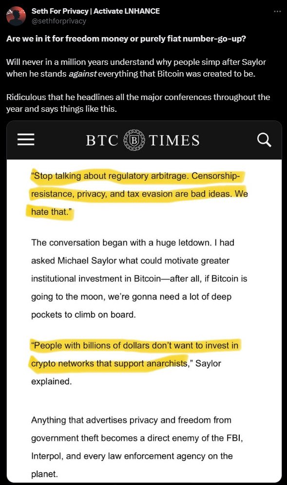 cypherpunks michael saylor - microstrategy bitcoin