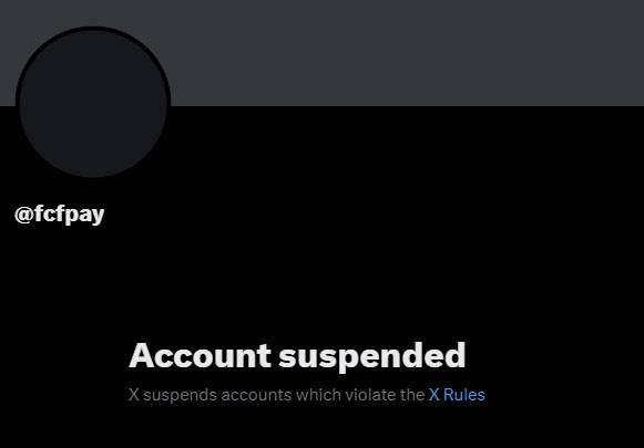 fcfpay twitter suspended - Honda accepts bitcoin