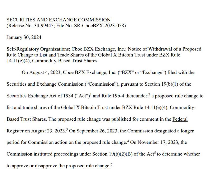 global X bitcoin etf