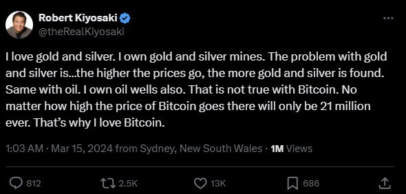 kiyosaki gold vs bitcoin