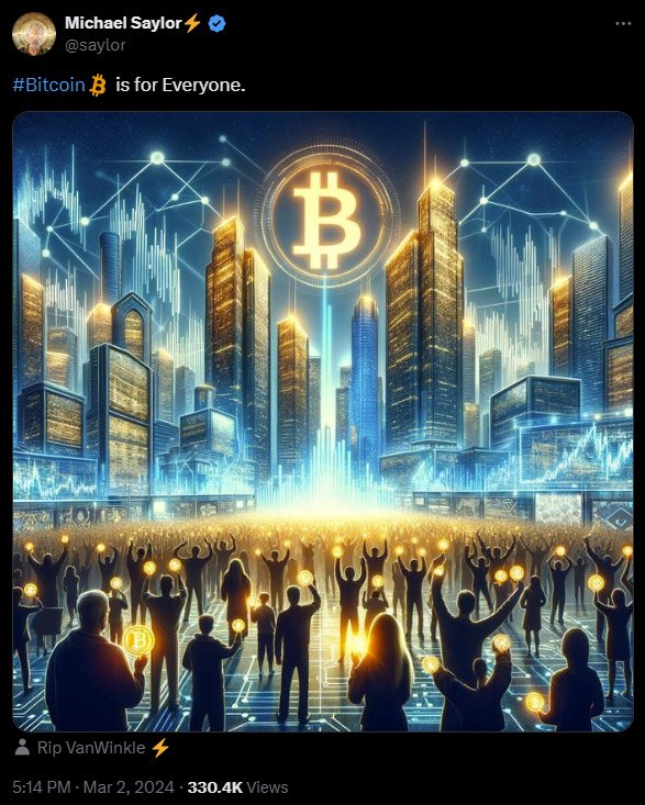 saylor bitcoin is for everyone - bitcoin atlantis