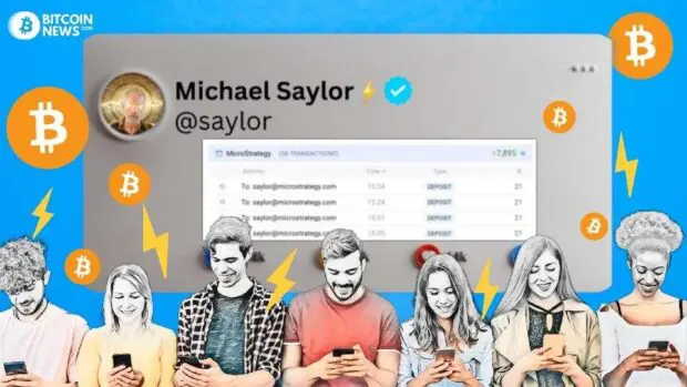 Bitcoin Fans Send Thousands of Sats To Michael Saylor Via Lightning