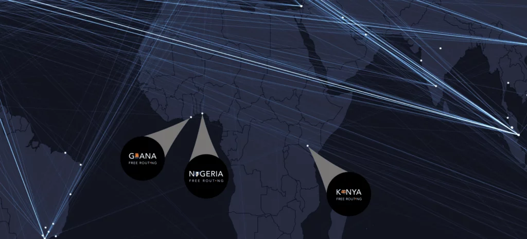 south africa routing