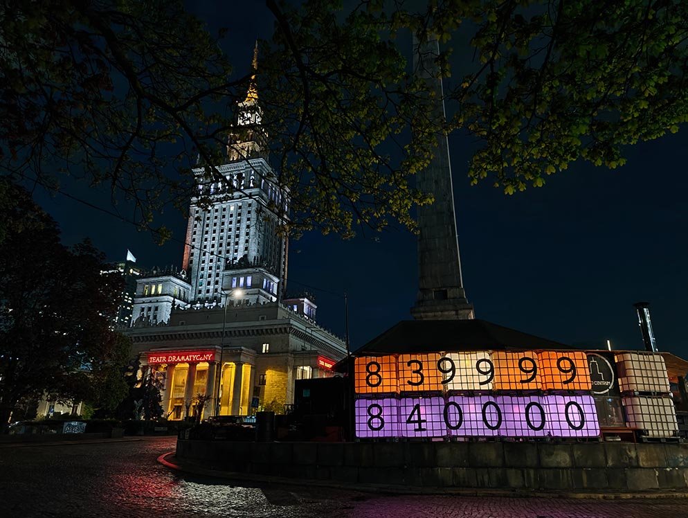 the Palace of Culture and Science