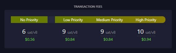 Bitcoin transaction fees