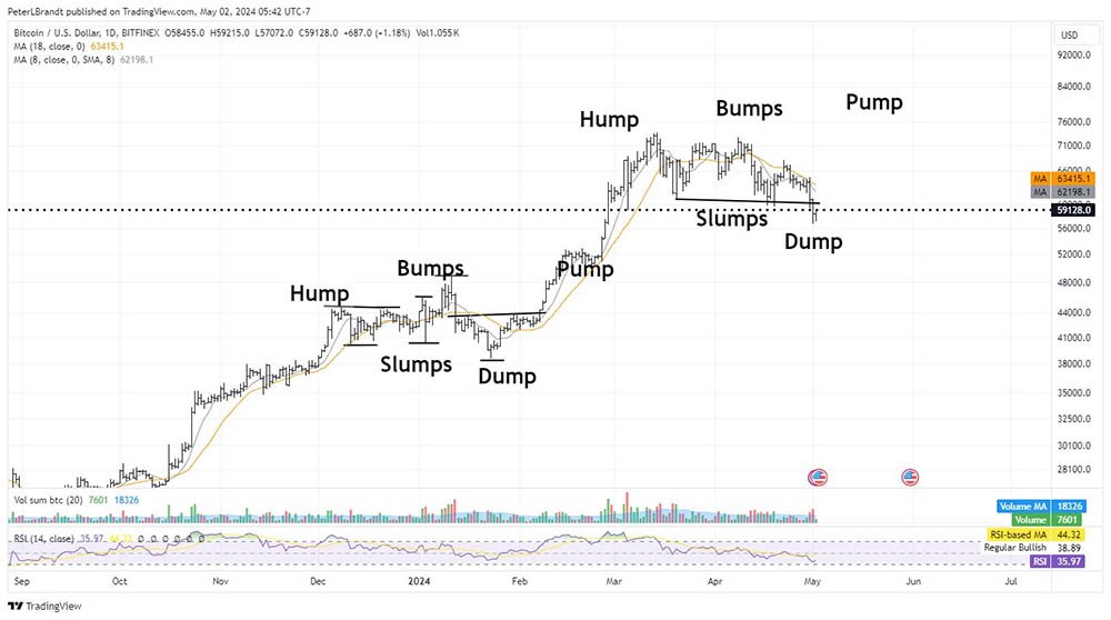 peter brandt hump slump bump dump