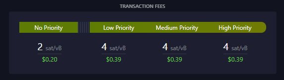 bitcoin transaction fees normal