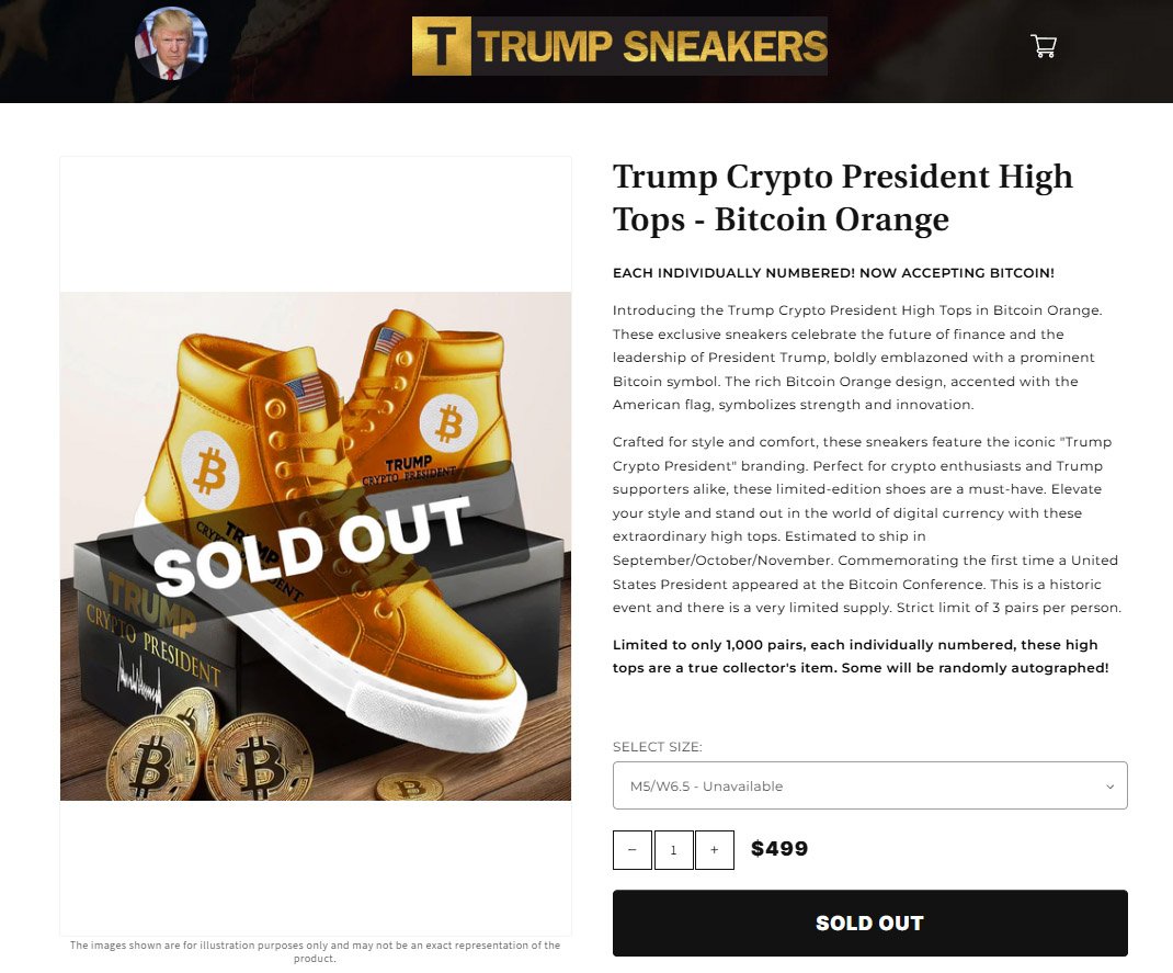 trump sneakers high-tops