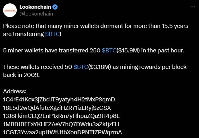 satoshi era dormant wallets