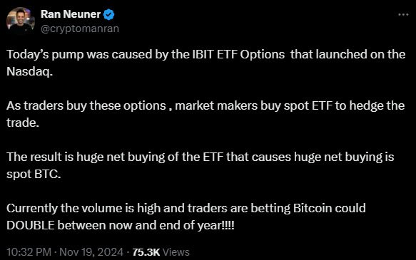 ran neuner bitcoin etf options