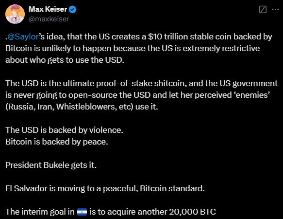 max keiser el salvador