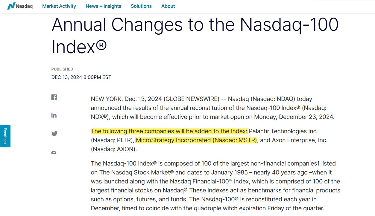 nasdaq microstrategy