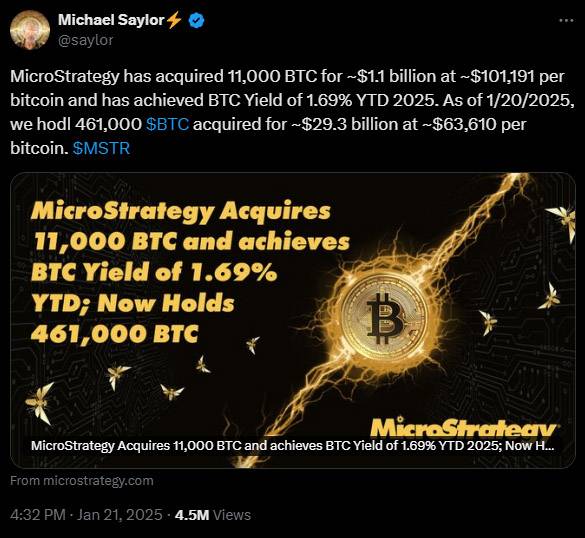 saylor mstr 11,000 btc