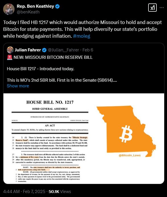 ben keathley missouri bitcoin reserve