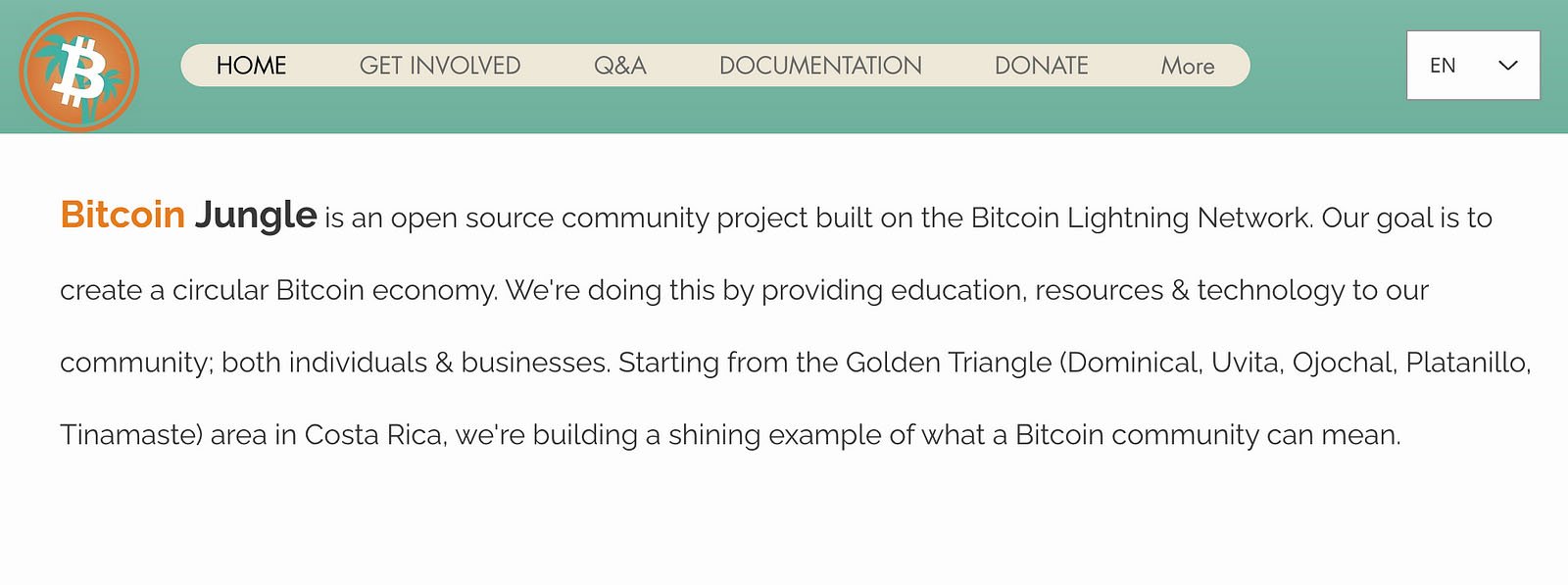 bitcoin jungle costa rica