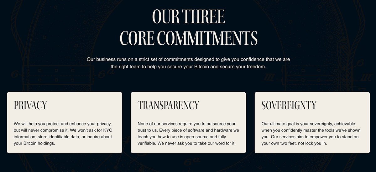 the bitcoin way core three elements