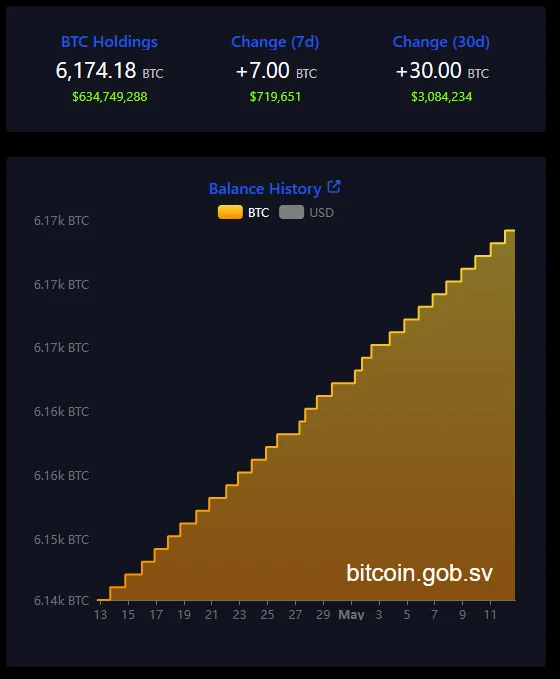 Metaplanet Overtakes El Salvador in Bitcoin Holdings After $126M Purchase 2 el salvador bitcoin holdings 12 may 2025