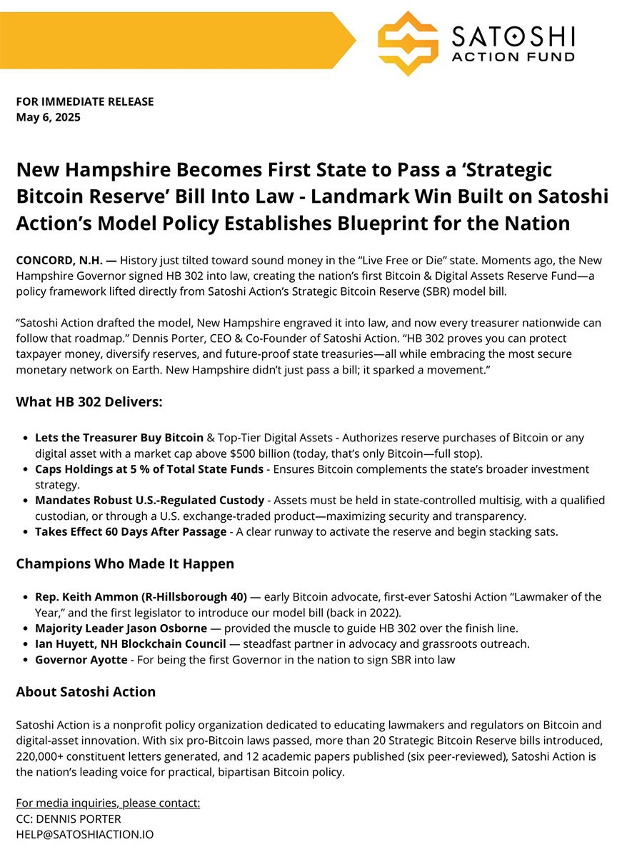 Arizona Governor Vetoes Bitcoin Bill 2 Satoshi action fund new hampshire