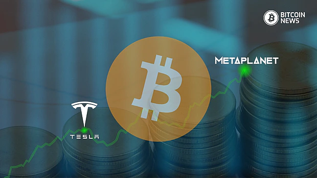 Metaplanet Overtakes Tesla as 7th Largest Corporate Holder of Bitcoin