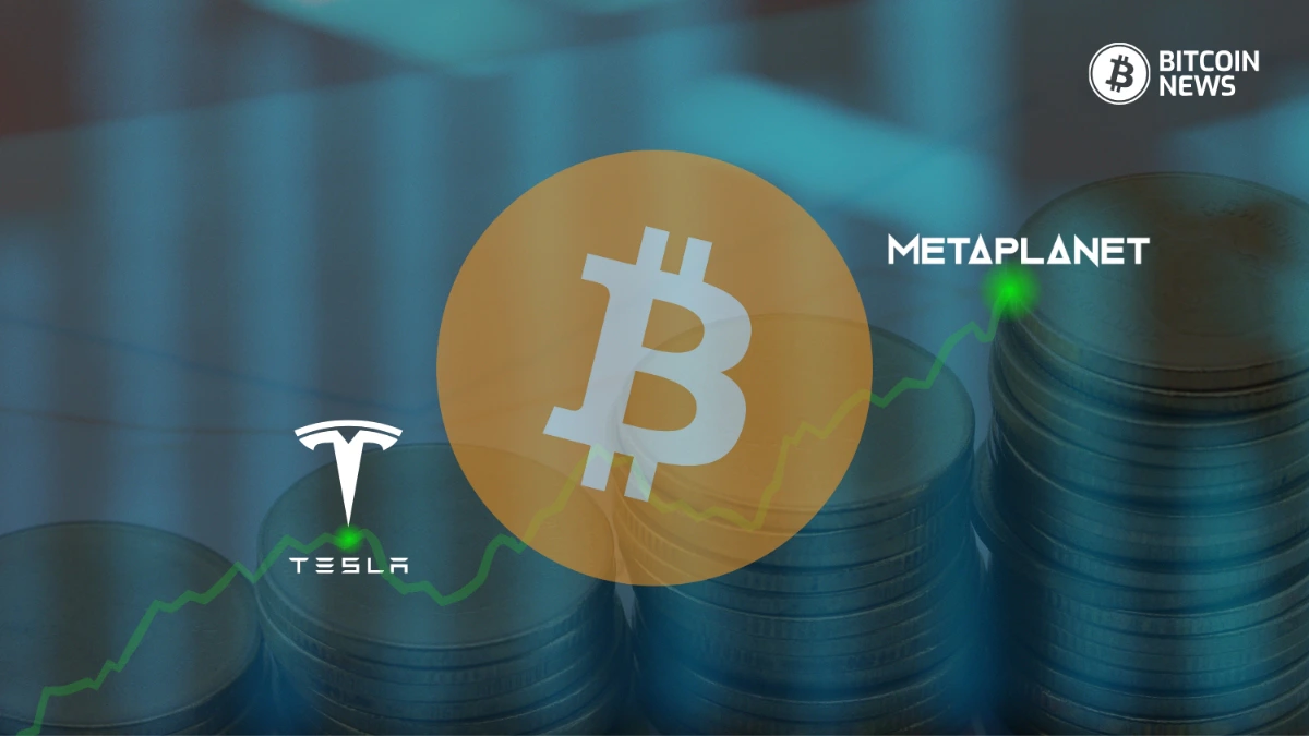Metaplanet Overtakes Tesla as 7th Largest Corporate Holder of Bitcoin