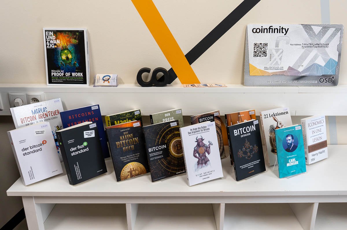 coinfinity bitcoin books